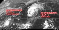 ひまわり7号赤外線画像 2013年10月15日9時