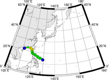 平成27年台風第10号 Severe Tropical Storm Linfa (2015)