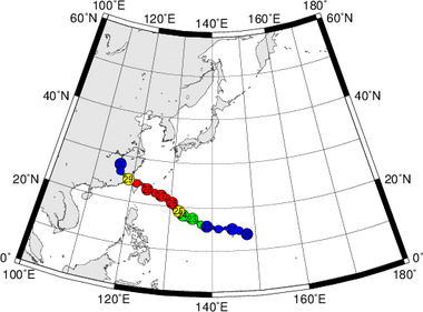 平成27年台風第21号 Typhoon Dujuan (2015)