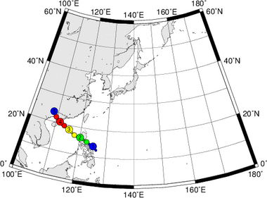 平成27年台風第22号 Typhoon Mujigae (2015)