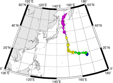 平成27年台風第23号 Severe Tropical Storm Choi-wan (2015)