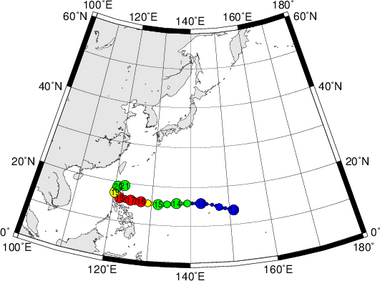 平成27年台風第24号 Super Typhoon Koppu (2015)