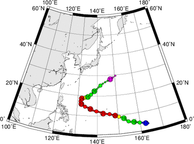 平成27年台風第26号 Typhoon In-fa (2015)