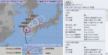 2013年台風第24号10月8日11時
